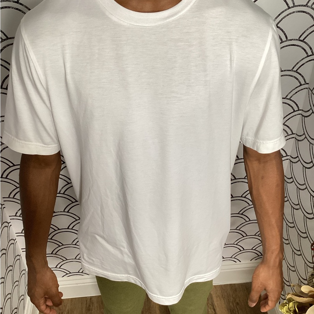 Outdoor Voices Men’s White Crew Neck Shirt – Size Medium - Picture 4 of 12